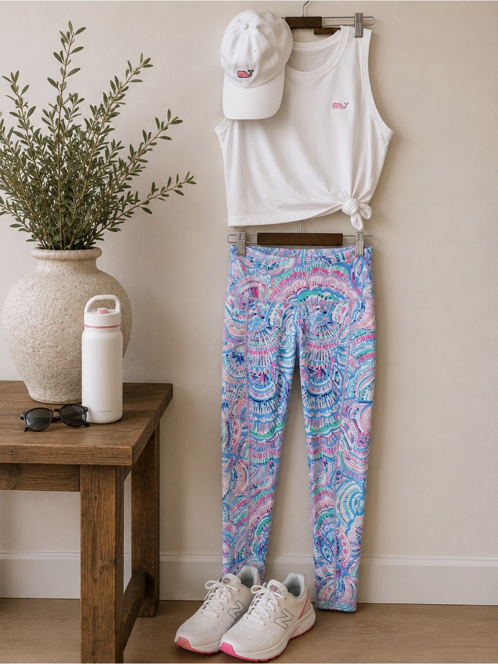 Lilly Pulitzer Luxletic High Rise Leggings | Multicolor Print | XS | Athleisure